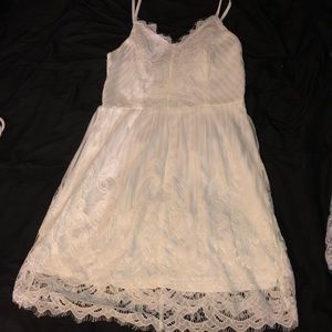 White lace dress